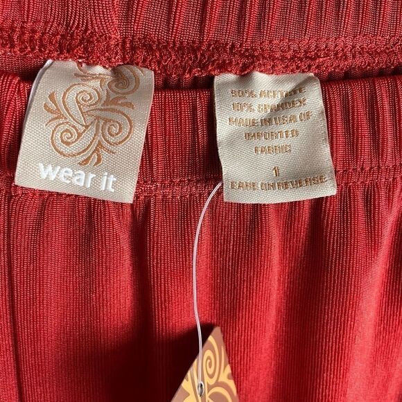 NWT Wear It Autumn Orange Pants Size S - Picture 3 of 4